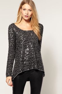 Oasis Sequin Top - Lyst