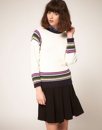   60s Fairisle Knitted Jumper 
