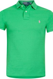 Polo Ralph Lauren Green Polo Shirt - Lyst
