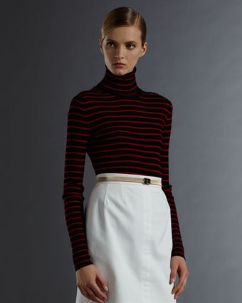  Striped Turtleneck 