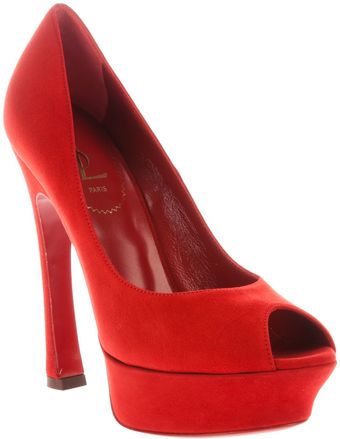 Yves Saint Laurent Palais Peep Toe Pump - Lyst
