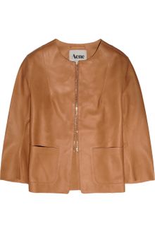 Acne Ryah Leather Jacket - Lyst