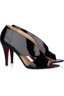 Christian Louboutin Creve Coeur 85 Patent-leather Sandals - Lyst