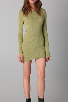 T By Alexander Wang Draped-back Stretch-jersey Mini Dress - Lyst