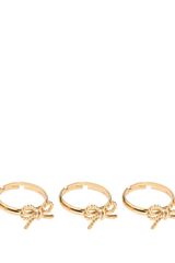 ASOS Collection Asos Pack Of Bow Rings
