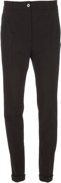 Dolce & Gabbana Tapered Trouser in Black - Lyst
