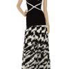 Hervé Léger Printed Silkchiffon and Bandage Dress in Black - Lyst