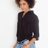 Nasty Gal Tied Up Blouse  Black in Black - Lyst