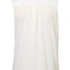 Topshop Knot Front Shirt in White - Lyst
