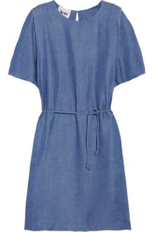 Acne Moreau Chambray Dress - Lyst