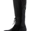 Modcloth Stepping Up Your Style Boot in Black - Lyst