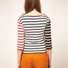 Sonia By Sonia Rykiel Multi Stripe Breton Tee in Multicolor (114ecrumarinenoir) - Lyst