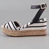 Tory Burch Karissa Wedge Sandals in Blue (navy) - Lyst