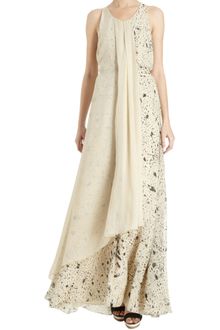 3.1 Phillip Lim Draped Overlay Gown - Lyst
