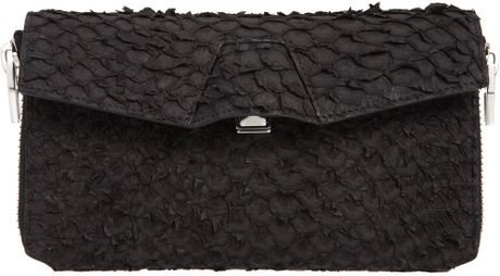 Alexander Wang Perch Quillon Long Compact in Black - Lyst