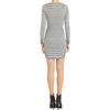 Alexander Wang Engineer Stripe Dress in Gray (grey) - Lyst
