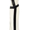 Amanda Wakeley Beadtrimmed Silkcady Oneshoulder Gown in Black - Lyst