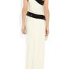 Amanda Wakeley Beadtrimmed Silkcady Oneshoulder Gown in Black - Lyst