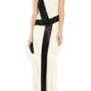 Amanda Wakeley Beadtrimmed Silkcady Oneshoulder Gown in Black - Lyst