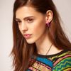 Asos Collection Limited Edition Double Spike Earrings in Green - Lyst