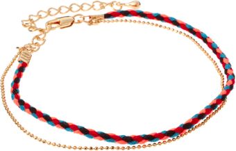 ASOS Collection Limited Edition Mini Plait and Ball Chain Friendship Bracelet - Lyst