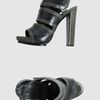 Balenciaga Platform Sandals in Black (blue) - Lyst