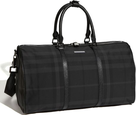 Burberry Duffle Bag in Black for Men - Lyst