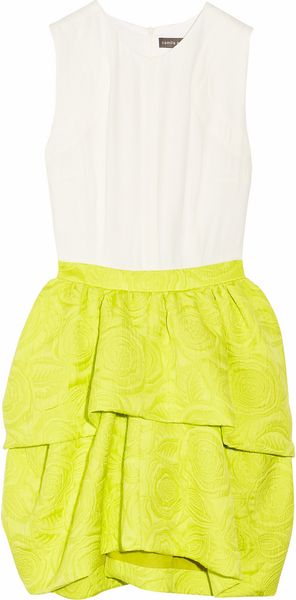  Cylinder Crepe and Jacquard Dress 