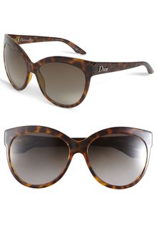 Dior Rounded Cats Eye Sunglasses - Lyst