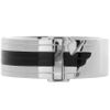 Emporio Armani Stainless Steel Split Eagle Ring in Silver for Men - Lyst