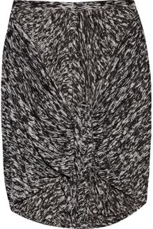 Etoile Isabel Marant Terza Burnout Cotton-blend Tie-front Skirt - Lyst