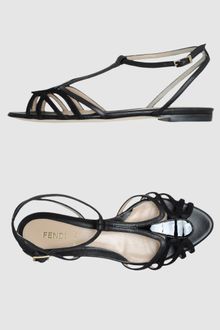 Fendi Flat  Sandals - Lyst