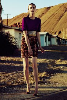 Giambattista Valli Colorblock Leopard Dress - Lyst
