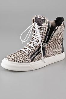 Giuseppe Zanotti Print Snake Sneakers - Lyst