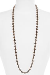 Givenchy Crystal Station Long Necklace