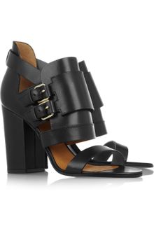 Givenchy Buckled Leather Sandals - Lyst