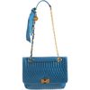 Lanvin Happy Mm Quilted Shoulder Bag in Blue (black) - Lyst