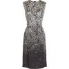 Lanvin Diamond Shift Dress in Gray (white) - Lyst