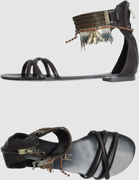 Lola Cruz Sandals in Brown - Lyst
