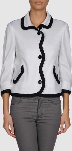 Moschino Cheap & Chic Blazer in White - Lyst