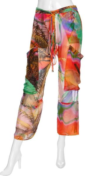 Matthew Williamson Silk Printed Pj Pants - Lyst