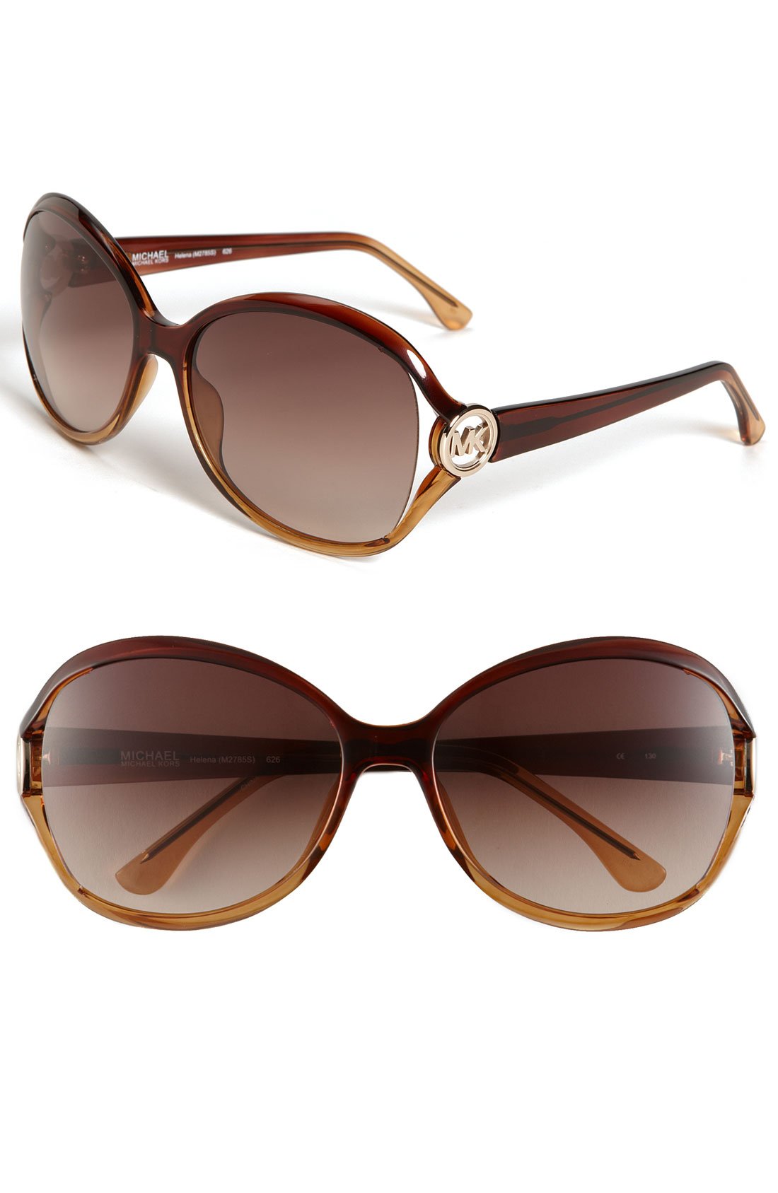 Michael Michael Kors Sunglasses In Purple (burgundy  Brown) 