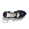 Miu Miu Strappy Platform Sandal in Blue (oltre mare) - Lyst
