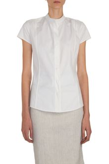 Narciso Rodriguez Band Collar Blouse - Lyst