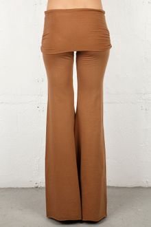 Nightcap Clothing Fleece Foldover Flare Pant In 2 Colors - Lyst