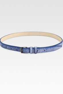 3.1 Phillip Lim Abichi Hair Calf Arrow Tip Pant Belt - Lyst