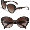 Prada Baroque Cats Eye Sunglasses in Brown (havana) - Lyst