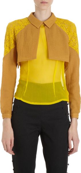Rodarte x Opening Ceremony Envelope Blouse - Lyst