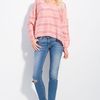 Textile Elizabeth And James Benny Stripe Silk Top in Pink (copper rose stripe) - Lyst