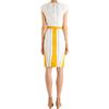 Fendi Panel Skirt Dress in Yellow (white) - Lyst